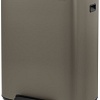 Brabantia Bo Pedal Bin 2 x 30 л (платиновый)