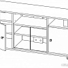 Тумба Олмеко Виста-13 (венге)