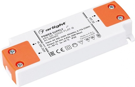 Блок питания Arlight ARV-SP-24020-FLAT-B 029375(1)