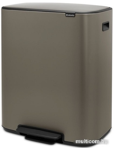 Brabantia Bo Pedal Bin 2 x 30 л (платиновый)
