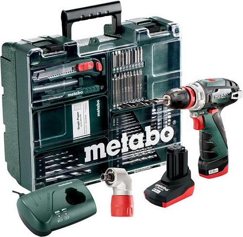 Дрель-шуруповерт Metabo PowerMaxx BS Quick Pro Set