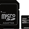 Карта памяти Perfeo microSDHC Class 10 8GB + адаптер [PF8GMCSH10A]