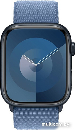 Ремешок Apple Sport Loop MT5H3 (45 мм, зимний синий, размер R)
