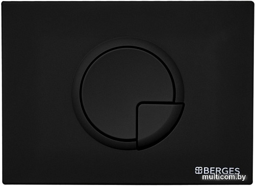 Панель смыва Berges Wasserhaus Novum R5 Soft Touch (черный)