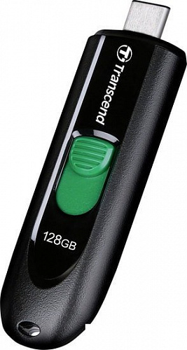 USB Flash Transcend JetFlash 790C 128GB (черный/зеленый)