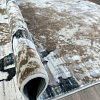 Ковер для жилой комнаты Radjab Carpet Бьянка Прямоугольник D009A 8326RK-B (2.4x4, Cream Shirink/Blue Fdy)