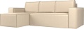 Угловой диван Mebelico Куба угловой 108662 (левый, БНП, экокожа, бежевый)