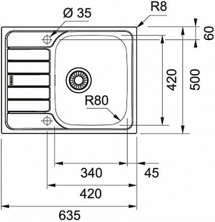 Кухонная мойка Franke SKL 611-63