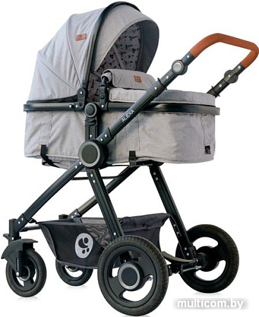 Универсальная коляска Lorelli Alexa 2020 (2 в 1, dark grey lighthouse)