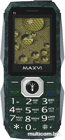 Мобильный телефон Maxvi T5 (милитари)