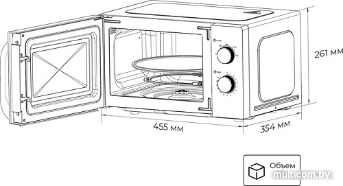 Микроволновая печь LEX FSMO 20.03 WH