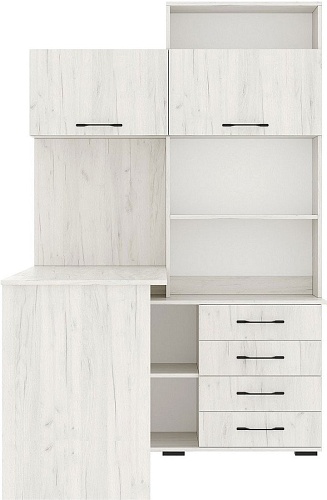 Стол Памир ПКС-11 левый (крафт белый)