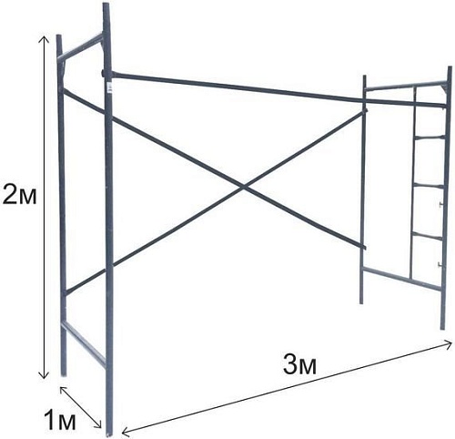 Лестница-помост Тапанар ЛСПР-30 (без щитов, 2 м)
