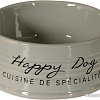 Миска Duvo Plus Happy Dog 520 мл (серый)