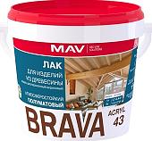 Лак Brava ВД-АК-1043 5 л (полуматовый)