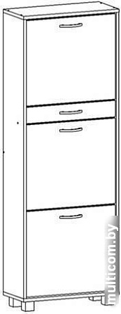 Тумба для обуви Ивару ШО-53 В (дуб сонома)