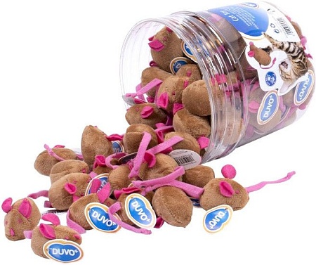 Игрушка для кошек Duvo Plus Мышка плюшевая 1717102/DV