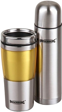 Термос Rosenberg RSS-420103 0.5л+0.45л (серебристый)