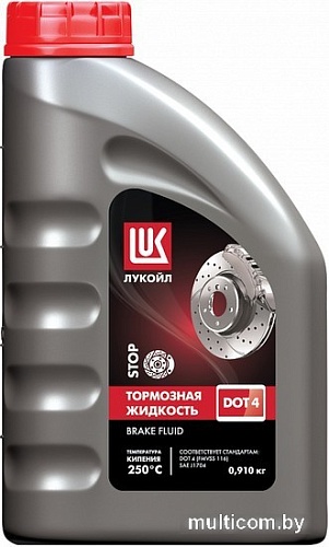 Тормозная жидкость Лукойл DOT 4 910г