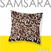 Постельное белье Samsara Завитки шоколад 7070Н-6 70x70