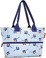 Сумка шоппер Reisenthel Shopper E1 RJ4064 Leaves Blue (голубой)