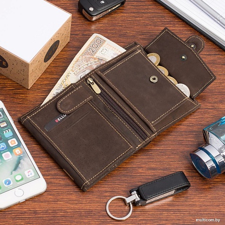 Кошелек Bellugio ZM-116R-123A (коричневый)
