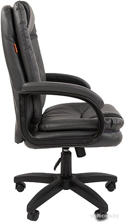 Офисное кресло CHAIRMAN 668LT N (черный пластик/экопремиум серый)