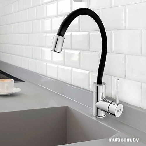 Смеситель IDDIS Kitchen 360 K36SBJBi05 (хром/черный)