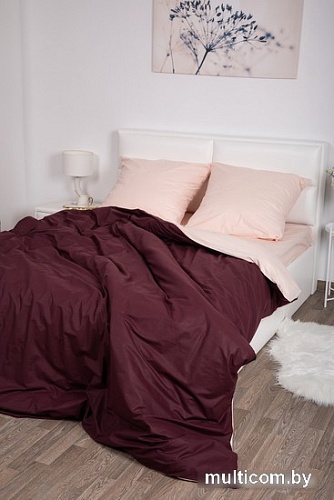Постельное белье Миланика Сакура Евро (поплин)
