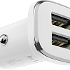 Автомобильное зарядное Borofone Lasting power BZ12 (белый)