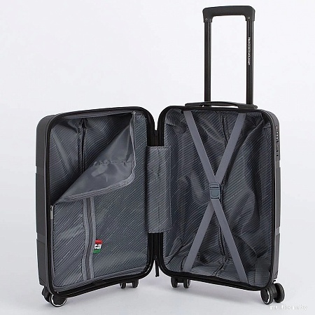 Чемодан-спиннер Francesco Molinary 341-AT309/3-19BLK (черный)