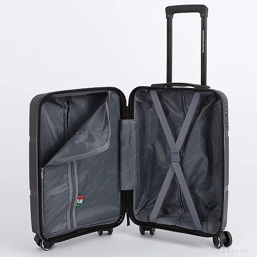Чемодан-спиннер Francesco Molinary 341-AT309/3-19BLK (черный)