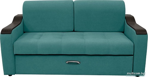 Диван Сириус Лидер-3 НПБ 185x110 (Eva 28 велюр зеленый)