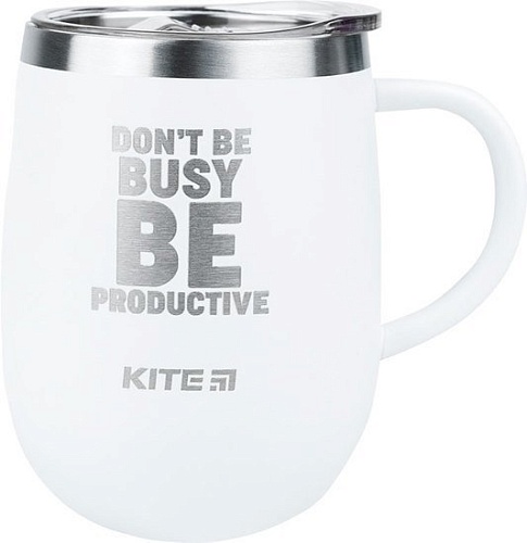 Термокружка Kite K22-378-03 360 мл (белый)