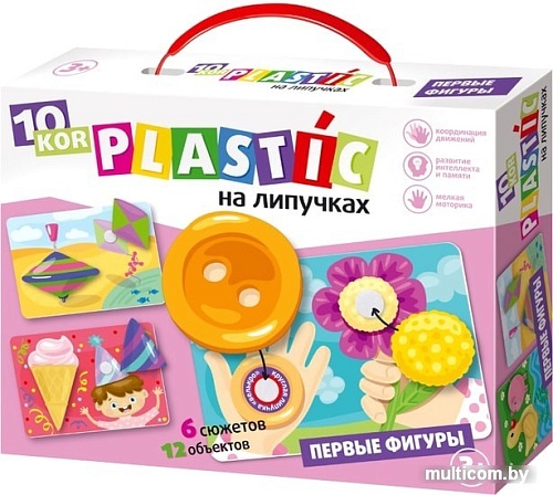 Развивающая игра Bondibon Геометрические аппликации ВВ4553