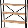 Стеллаж Millwood Neo Loft CH-4 (дуб золотой craft/черный)