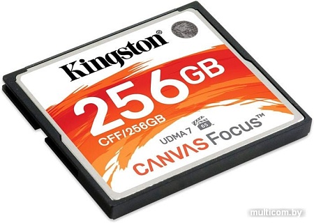 Карта памяти Kingston Canvas Focus CFF/256GB CompactFlash 256GB