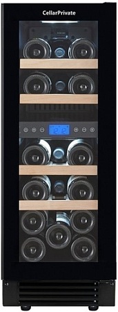 Винный шкаф Cellar Private CP017-2TBH со скрытой ручкой