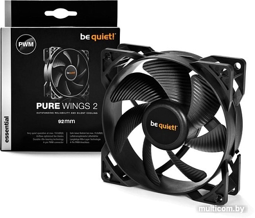 Кулер для корпуса be quiet! Pure Wings 2 92mm PWM