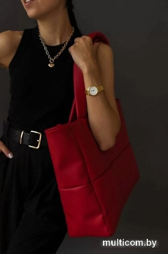 Женская сумка MT.style Тоут из экокожи (красный)