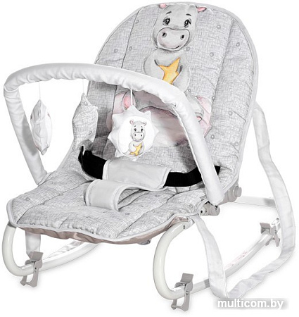 Шезлонг Lorelli Eliza 2023 (noble grey hippo)