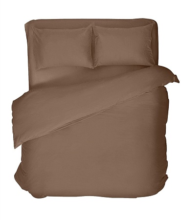 Постельное белье Verossa на резинке 160x200x30 780691 (сатин/Caramel)
