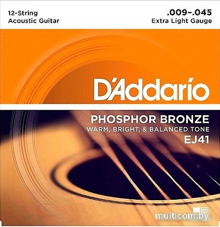 Струны для гитары D'Addario EJ-41
