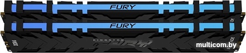 Оперативная память Kingston FURY Renegade RGB 2x16GB DDR4 PC4-28800 KF436C16RB1AK2/32