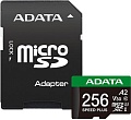 Карта памяти ADATA SPEED PLUS microSDXC 256GB UD256GUI3V30A2SP-RA1 (с адаптером)