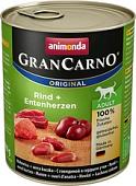 Корм для собак Animonda GranCarno Original Adult beef + duck hearts 0.4 кг