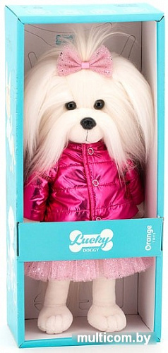 Классическая игрушка Orange Toys Lucky Mimi: Розовый пуховичок с каркасом 25 см