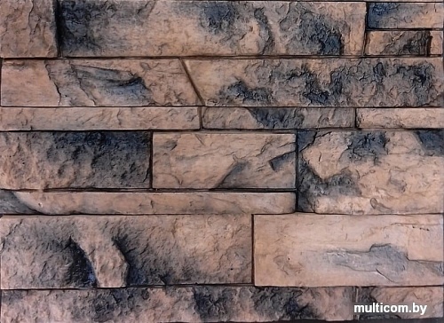 Декоративный камень Polinka Карпатский Сланец У1404М (угловой, коричневый мрамор)