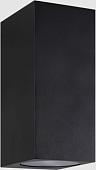 Уличный настенный светильник In Home НБУ CUBE-2хGU10-BL