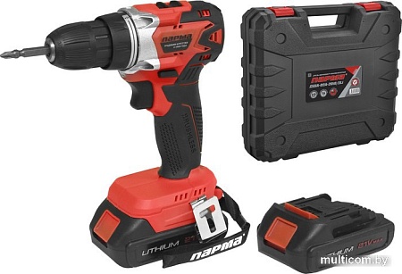 Дрель-шуруповерт Парма ДША-02А-2021/2Li 02.021.00011 (с 2-мя АКБ, кейс)